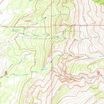 United States Geological Survey Cottonwood Canyon, WY (1966, 24000-Scale) digital map