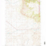 United States Geological Survey Cottonwood Canyon, WY (1993, 24000-Scale) digital map