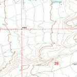United States Geological Survey Cottonwood Canyon, WY (1993, 24000-Scale) digital map
