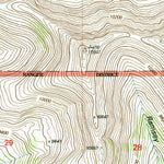United States Geological Survey Cottonwood Creek, ID-MT (1997, 24000-Scale) digital map