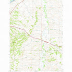 United States Geological Survey Cottonwood Creek, MT (1967, 24000-Scale) digital map