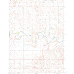United States Geological Survey Cottonwood Creek NE, SD (1956, 24000-Scale) digital map