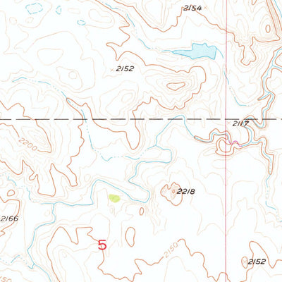 United States Geological Survey Cottonwood Creek SE, SD (1956, 24000-Scale) digital map