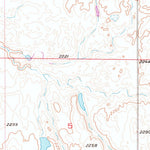 United States Geological Survey Cottonwood Creek SW, SD (1956, 24000-Scale) digital map
