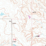 United States Geological Survey Cottonwood Creek SW, SD (1956, 24000-Scale) digital map