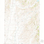 United States Geological Survey Cottonwood Creek, WY (1968, 24000-Scale) digital map