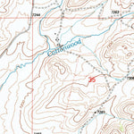 United States Geological Survey Cottonwood Creek, WY (1992, 24000-Scale) digital map