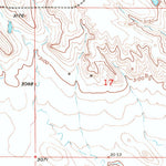 United States Geological Survey Cottonwood Draw, SD (1953, 24000-Scale) digital map