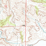 United States Geological Survey Cottonwood Falls, WY (1992, 24000-Scale) digital map