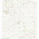United States Geological Survey Cottonwood Hills, NM-TX (1985, 24000-Scale) digital map
