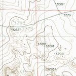 United States Geological Survey Cottonwood Hills, NM-TX (1985, 24000-Scale) digital map