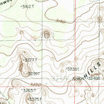 United States Geological Survey Cottonwood Hills, NM-TX (1985, 24000-Scale) digital map