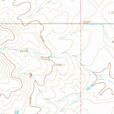United States Geological Survey Cottonwood, ID (1967, 24000-Scale) digital map