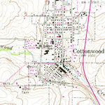 United States Geological Survey Cottonwood, ID (1967, 24000-Scale) digital map