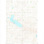 United States Geological Survey Cottonwood Lake, ND (1981, 24000-Scale) digital map