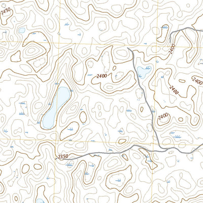 United States Geological Survey Cottonwood Lake, ND (2020, 24000-Scale) digital map