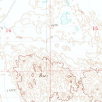 United States Geological Survey Cottonwood Lake, NE (1982, 24000-Scale) digital map