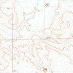 United States Geological Survey Cottonwood Lake, SD (1973, 24000-Scale) digital map