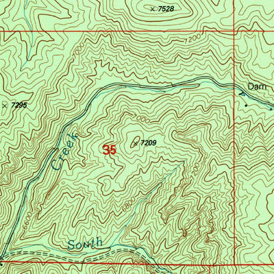 United States Geological Survey Cottonwood Mountain, UT (2002, 24000-Scale) digital map