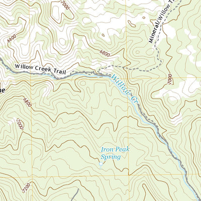 United States Geological Survey Cottonwood Mountain, UT (2020, 24000-Scale) digital map