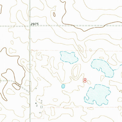 United States Geological Survey Cottonwood, MT (1972, 24000-Scale) digital map