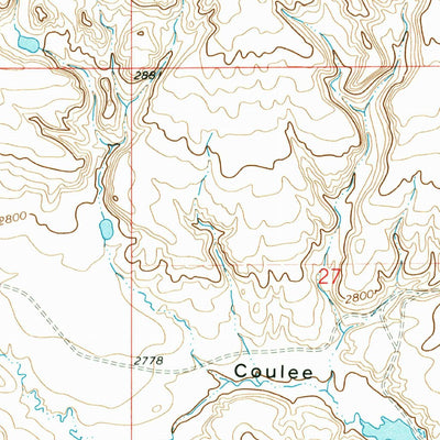 United States Geological Survey Cottonwood, MT (1972, 24000-Scale) digital map