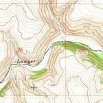 United States Geological Survey Cottonwood NE, ID (1967, 24000-Scale) digital map