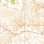 United States Geological Survey Cottonwood NE, SD (1961, 24000-Scale) digital map