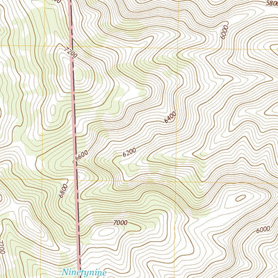 United States Geological Survey Cottonwood Pass, NV (2021, 24000-Scale) digital map