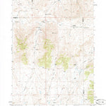 United States Geological Survey Cottonwood Pass, WY (1952, 24000-Scale) digital map