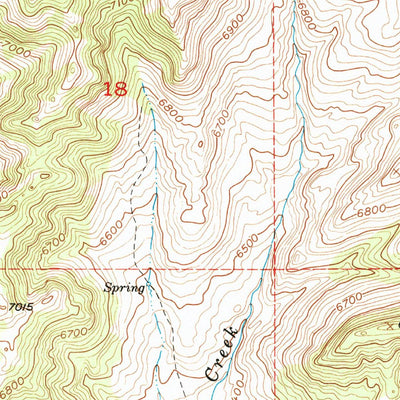 United States Geological Survey Cottonwood Pass, WY (1952, 24000-Scale) digital map