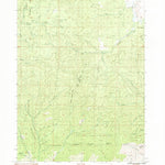 United States Geological Survey Cottonwood Peak, CA (1983, 24000-Scale) digital map