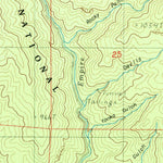 United States Geological Survey Cottonwood Peak, CA (1983, 24000-Scale) digital map