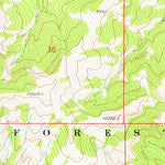 United States Geological Survey Cottonwood Peak, WY (1969, 24000-Scale) digital map