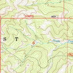 United States Geological Survey Cottonwood Peak, WY (1991, 24000-Scale) digital map