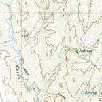 United States Geological Survey Cottonwood Reservoir, MT (1972, 24000-Scale) digital map