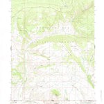 United States Geological Survey Cottonwood Rim, WY-CO (1962, 24000-Scale) digital map