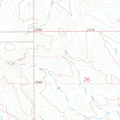 United States Geological Survey Cottonwood, SD (1961, 24000-Scale) digital map
