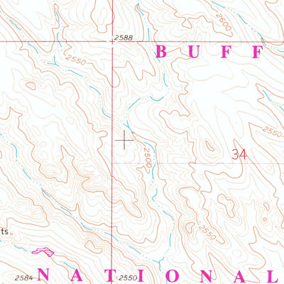 United States Geological Survey Cottonwood, SD (1961, 24000-Scale) digital map