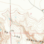 United States Geological Survey Cottonwood Springs, NM (1966, 24000-Scale) digital map