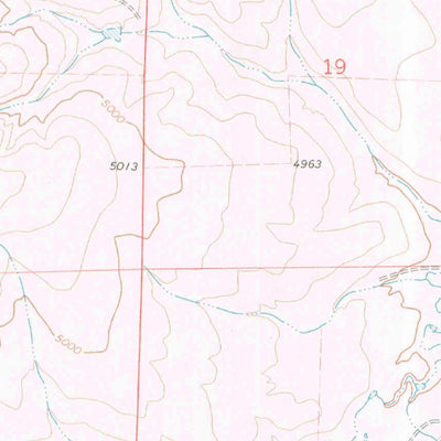 United States Geological Survey Cottonwood Valley North, CO (1973, 24000-Scale) digital map