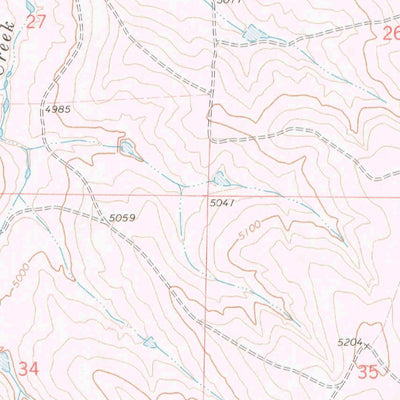 United States Geological Survey Cottonwood Valley North, CO (1973, 24000-Scale) digital map