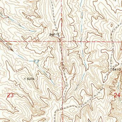 United States Geological Survey Cottonwood Valley South, CO (1973, 24000-Scale) digital map