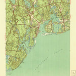 United States Geological Survey Cotuit, MA (1941, 31680-Scale) digital map