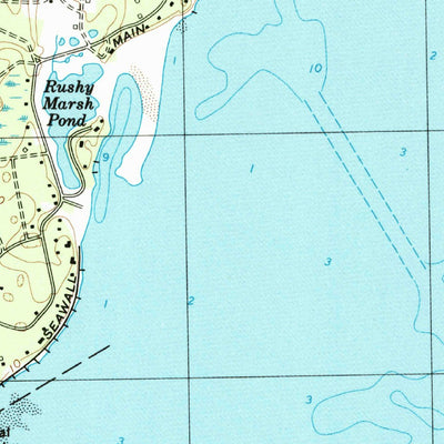 United States Geological Survey Cotuit, MA (1974, 24000-Scale) digital map