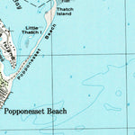 United States Geological Survey Cotuit, MA (1974, 24000-Scale) digital map