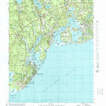 United States Geological Survey Cotuit, MA (1974, 25000-Scale) digital map