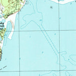 United States Geological Survey Cotuit, MA (1974, 25000-Scale) digital map