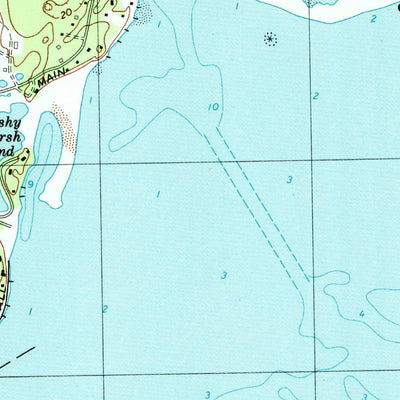 United States Geological Survey Cotuit, MA (1974, 25000-Scale) digital map