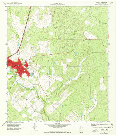 United States Geological Survey Cotulla, TX (1974, 24000-Scale) digital map